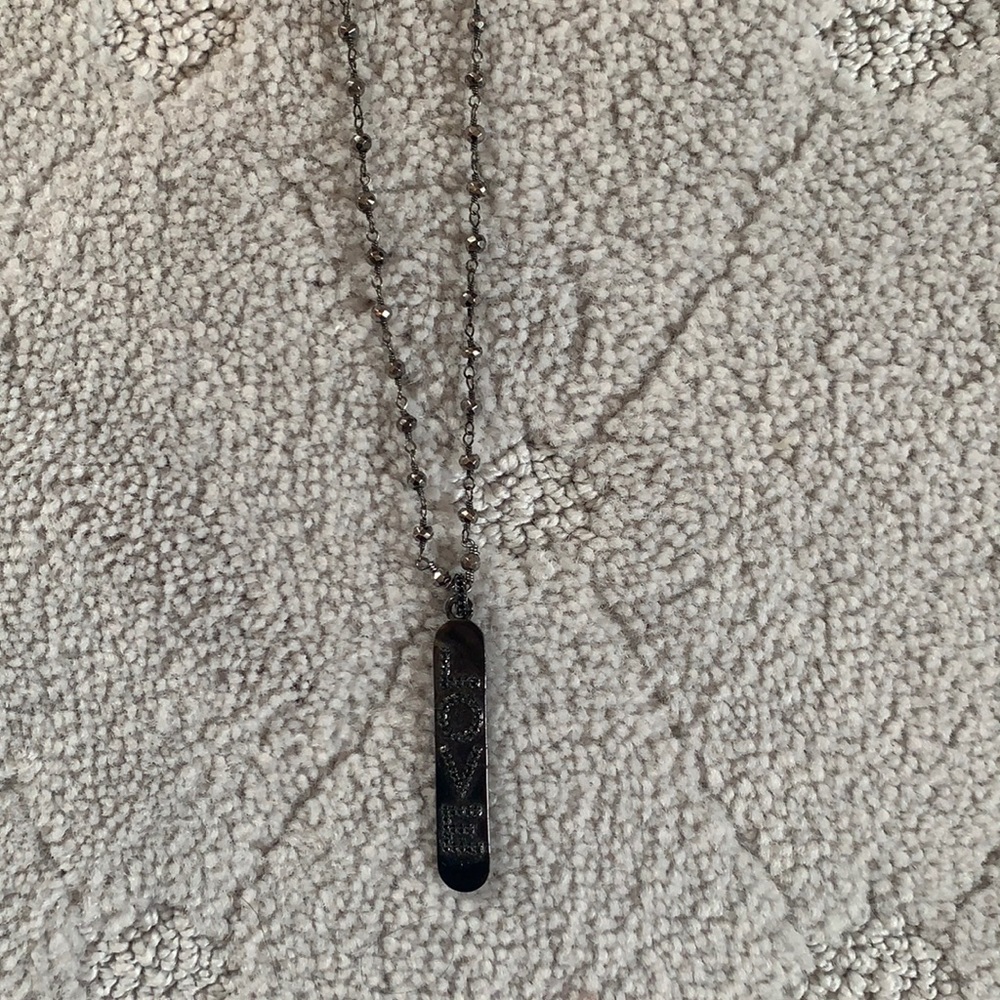 LOVE pendant necklace